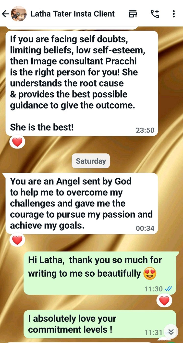 WhatsApp recommendation from Latha Tater